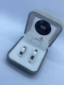 Alianças de Prata 4mm Reta Um Friso Côncava No Centro Polida