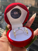 Alianças De Prata 3mm Lateral Recartilhada Polida