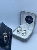 Alianças de Prata 8mm Friso Central Polida