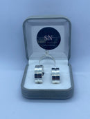 Alianças de Prata 8mm Friso Central Polida