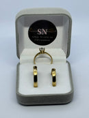 Alianças de Moeda Antiga 3mm Meia Cana Lisa