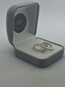 Alianças de Prata 3mm Reta Fosca 1 Delicado Risco na Lateral