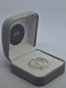 Alianças de Prata 2mm Reta Lisa