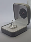 Alianças de Prata 2mm Reta Chanfrada Feminina Fosca Masculina Lisa