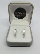 Alianças de Prata 3mm Reta Fosca Um Friso de 1.5mm no Meio