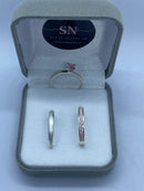 Alianças de Prata 3mm Feminina Reta Cravejada Masculina Chanfrada Fosca