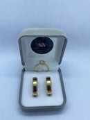 Alianças de Moeda Antiga 6mm Chanfrada Polida