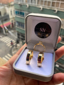 Alianças de Moeda Antiga 6mm Chanfrada Polida