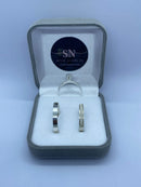 Alianças de Prata 3mm Feminina Cravejada Masculina Reta Polida